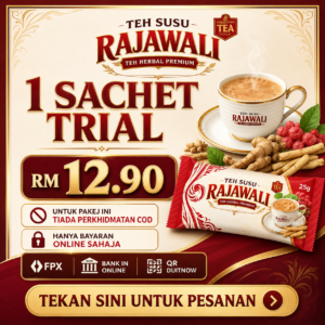 1 SACHET TRIAL TEH SUSU RAJAWALI